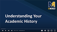 UC Merced - thumbnail of Understanding Academic History
