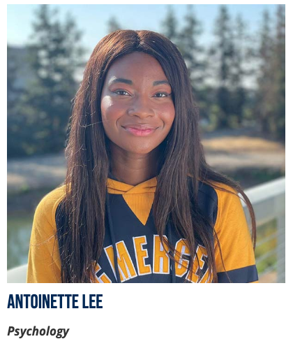 UC Merced transfer student giving her testimonial
